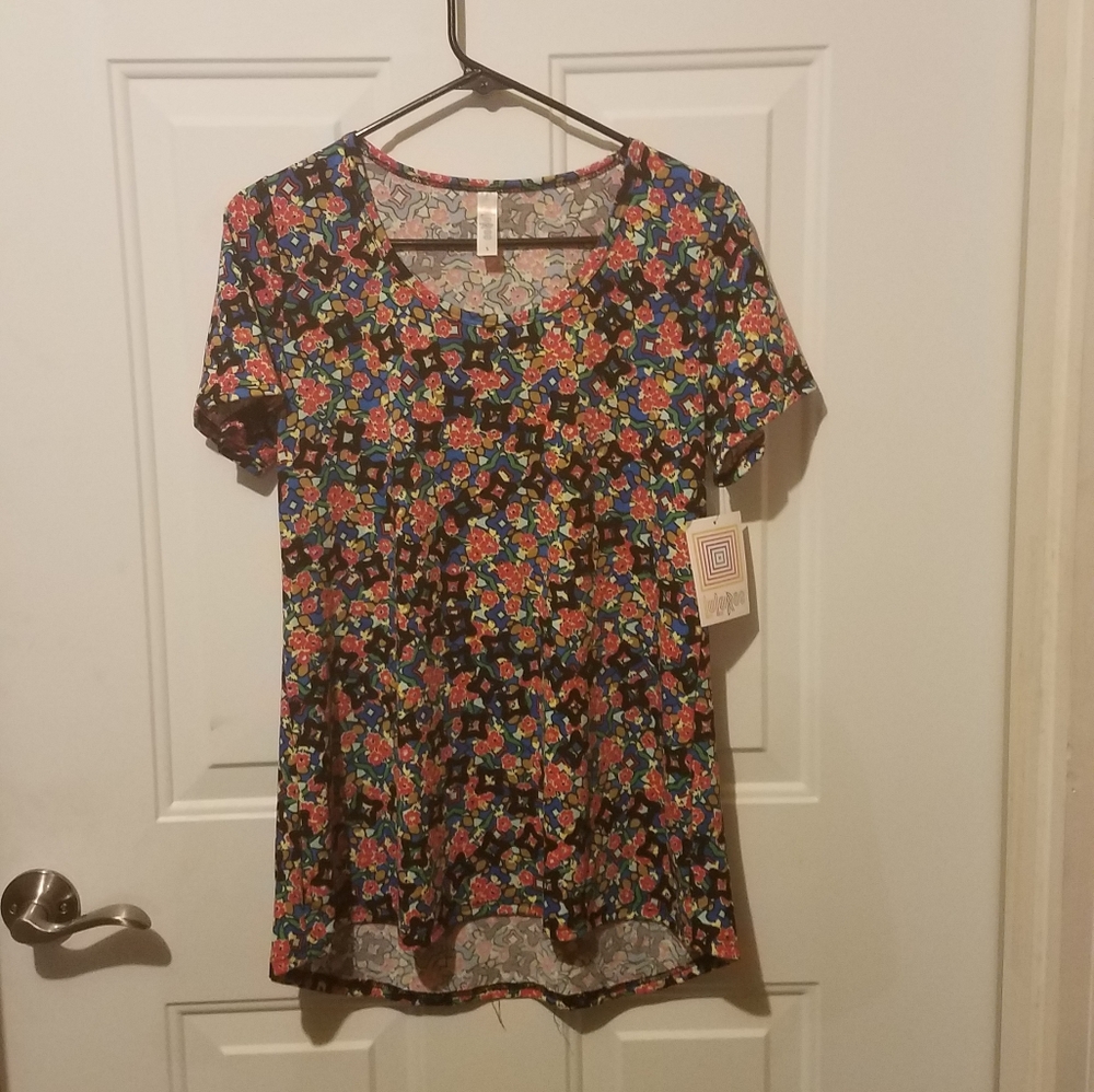 Lularoe small Floral Classic t-top